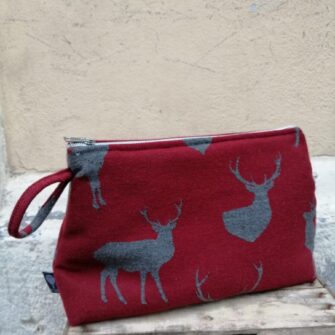 Beauty case Cervi Aspen Rosso made in Italy caldo e resistente