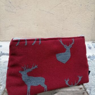 Beauty case Cervi Brown coordinabile con pochette