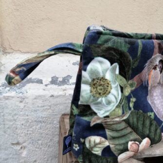 Beauty case Velluto Giungla coordinabile con tote bag e pochette