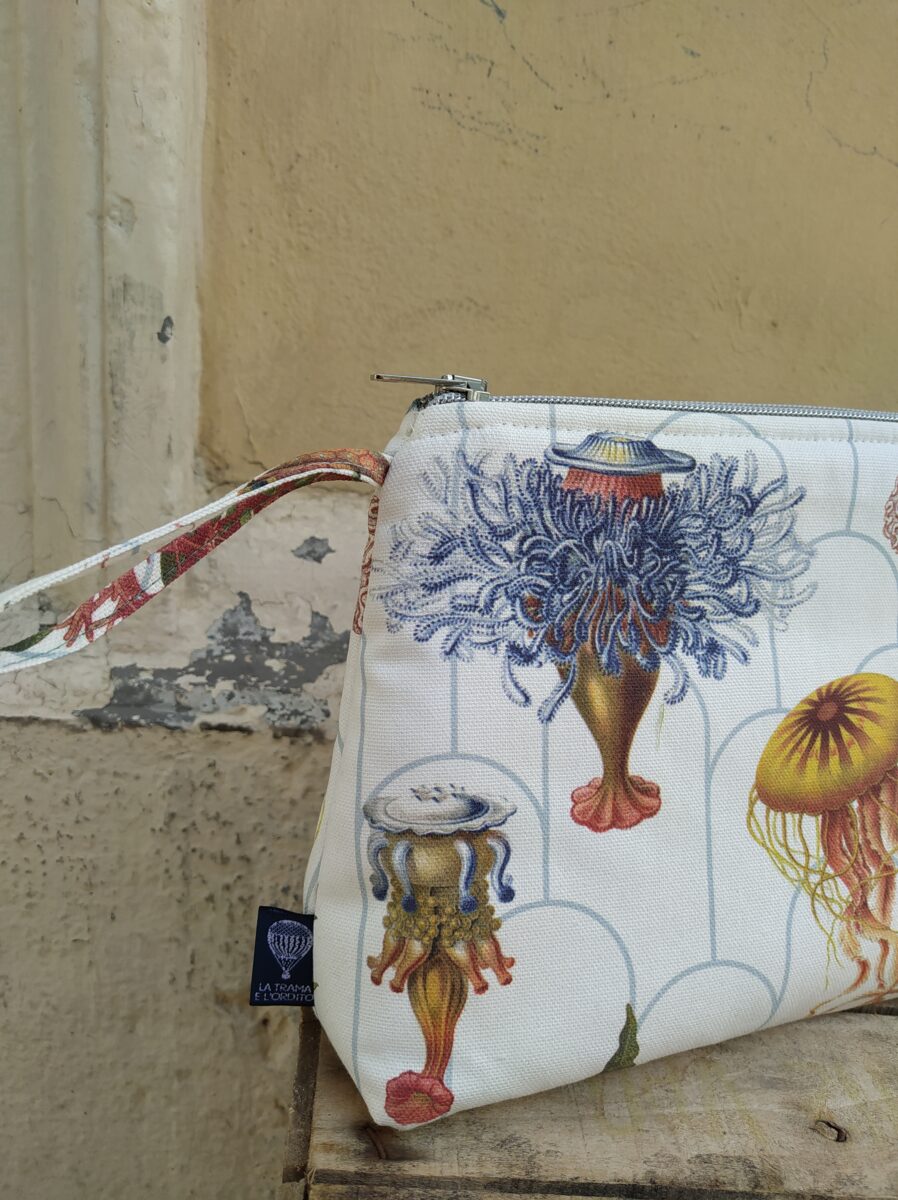 BEAUTY MARE NAUTILUS (3) Beauty case Mare Nautilus coordinabile con tote bag e pochette