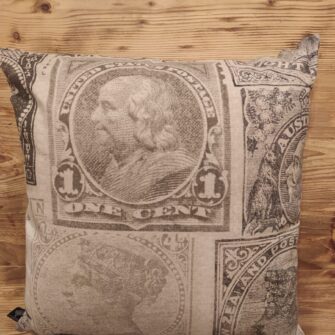 Federa Copricuscino Francobolli