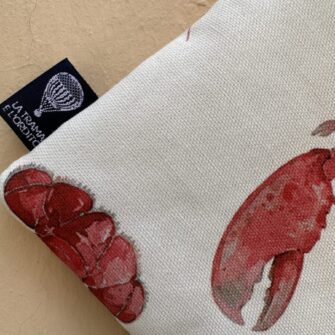 Accessorio coordinato collezione Aragoste Trama e Ordito Tessuti