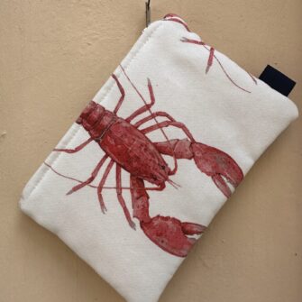 Set coordinato Pochette, Tote Bag e Beauty Case Aragoste