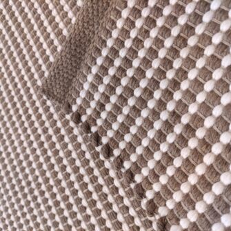 Tappeto Nodo Tortora Avorio