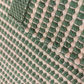 Tappeto Nodo Verde Nocciola