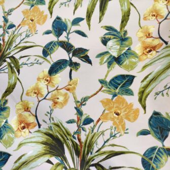 Tessuto Fiori Orchidee