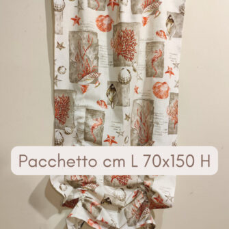 Tenda a Pacchetto a Vetro con Coralli misure