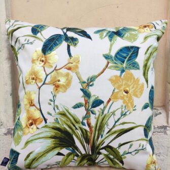 Federa Copricuscino Fiori Orchidee