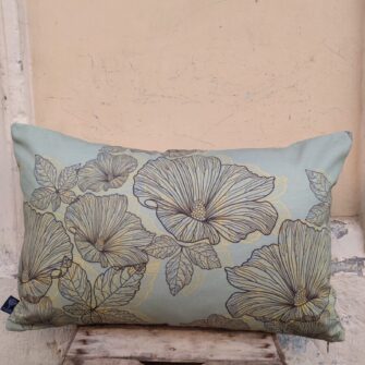 Federa Copricuscino Fiori Salvia