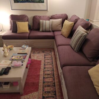 Rivestimento su Misura per Divano ad Angolo – Versione Invernale