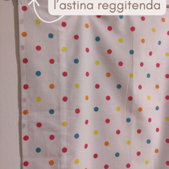 Tenda a Pacchetto a Vetro Pois Colorati astina