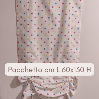 Tenda a Pacchetto a Vetro Pois Colorati misure