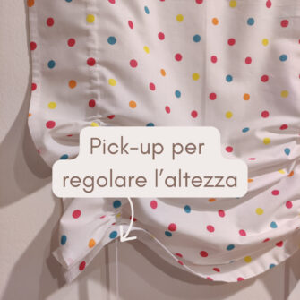 Tenda a Pacchetto a Vetro Pois Colorati pick up