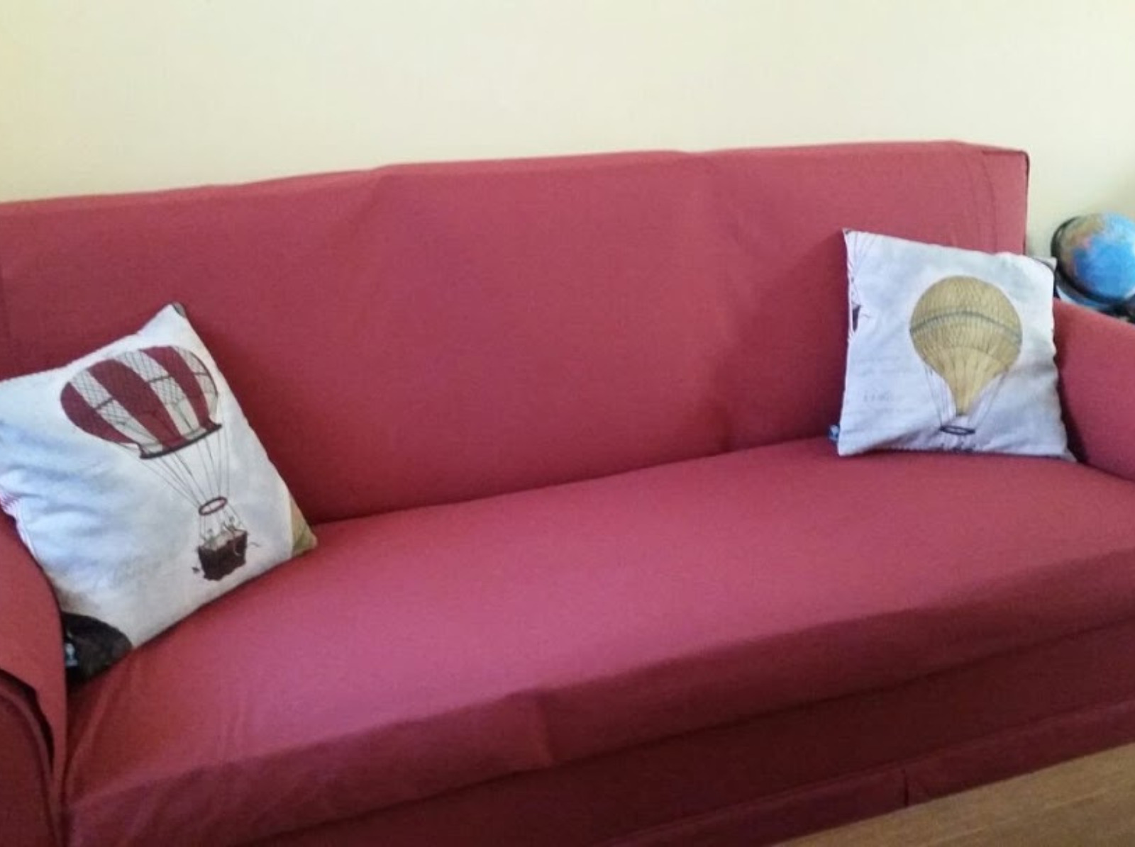 mattanza divano rosso Rivestimento su Misura per Divano Sfoderabile