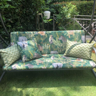 Rivestimento su misura per divano a dondolo