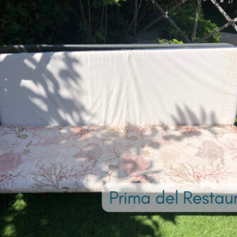 DIVANO A DONDOLO PRIMA DEL RESTAURO