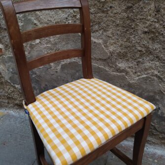 Cuscino a Saponetta su Misura per Sedia Cucina