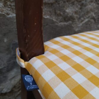 Cuscino a Saponetta su Misura per Sedia Cucina