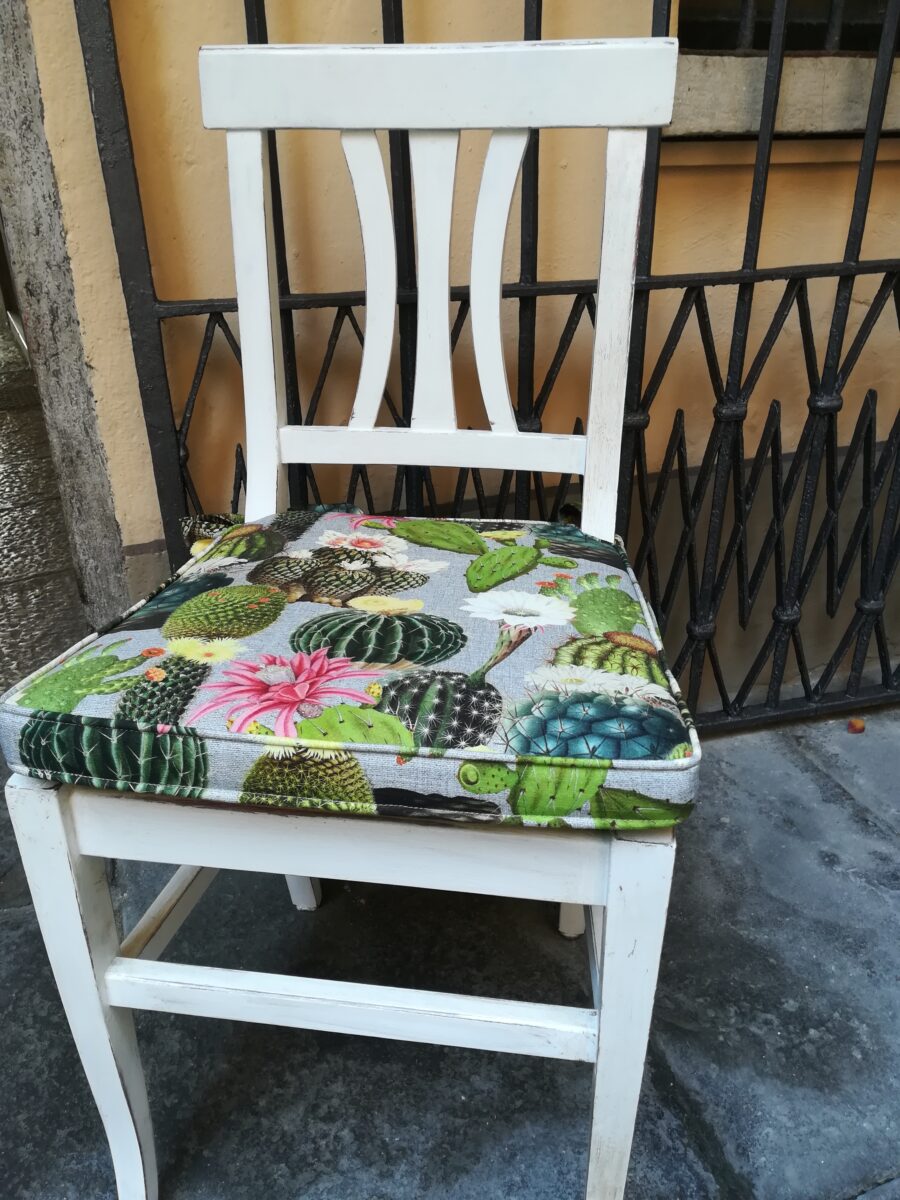 dav Cuscino Sfoderabile per Sedia Rustica