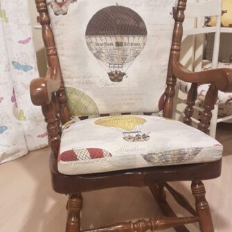 cuscino per sedia a dondolo
