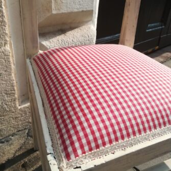 Rivestimento sedia anni ’20