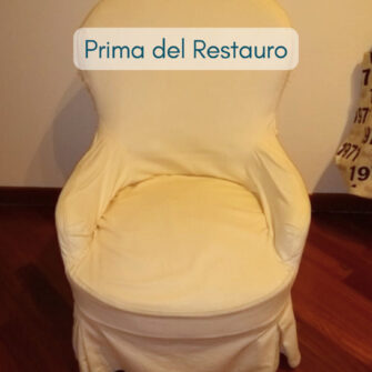 poltroncina prima del restauro