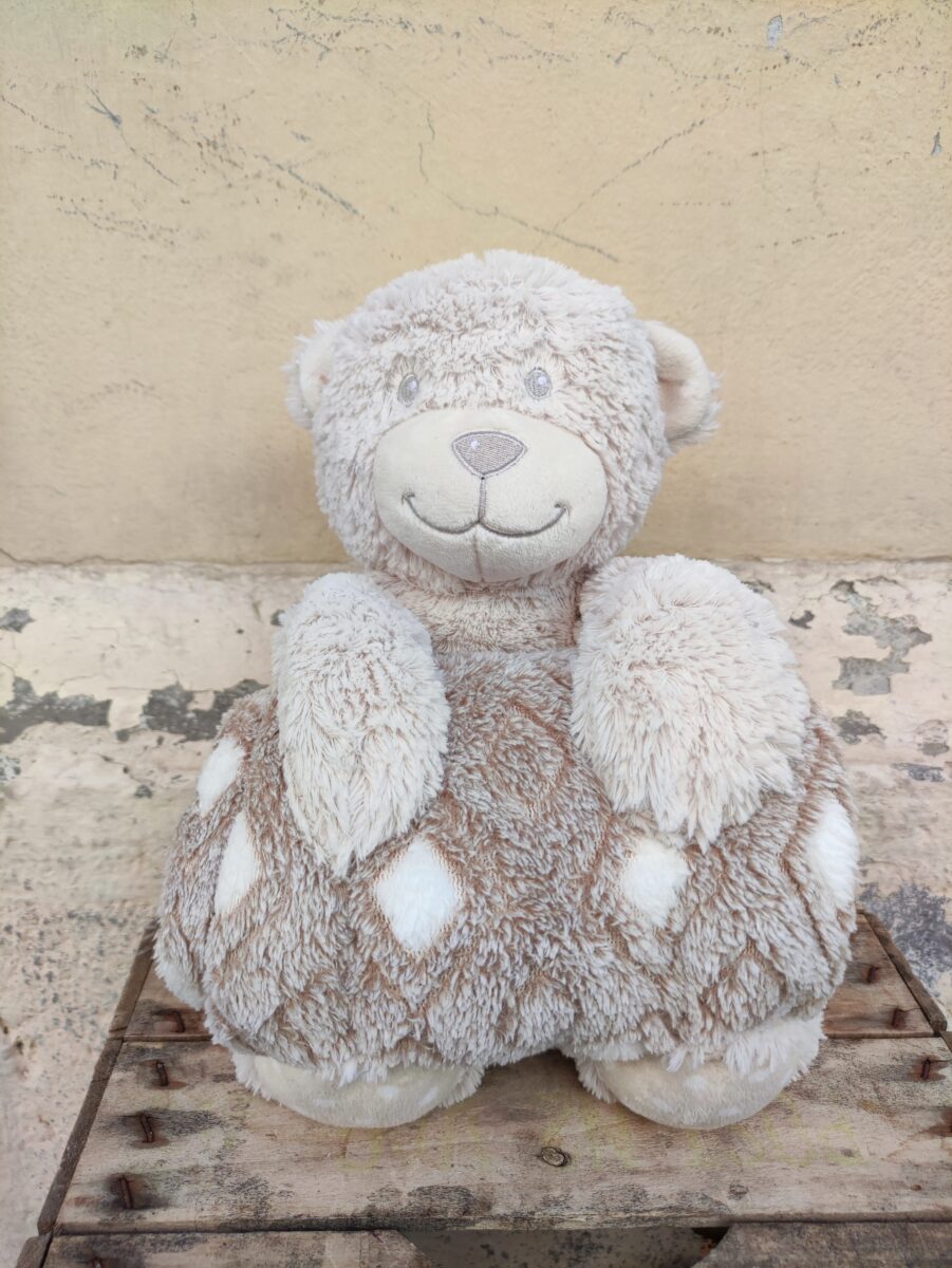 orsetto con plaid (1) Peluche Orsetto con Plaid