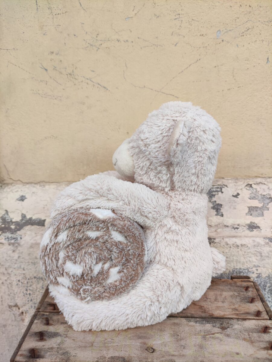 orsetto con plaid (4) Peluche Orsetto con Plaid