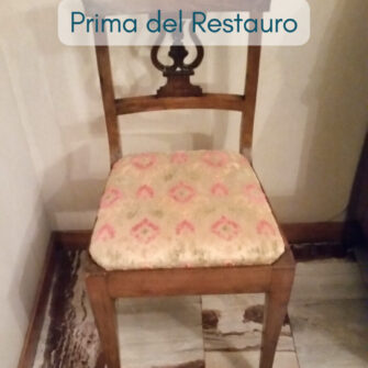 sedia prima della copertura