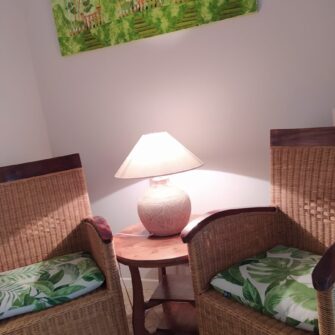 Cuscini Rivestiti su Misura per Poltroncina in Midollino