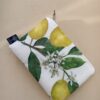 Pochette Limoni Impermeabile in tessuto resinato con cerniera decorativa