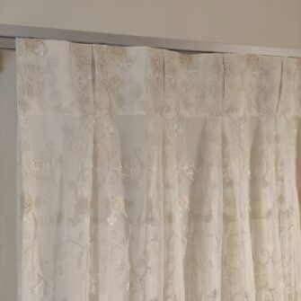 Tenda doppia pizzo georgette