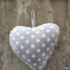 decorazione cuore a pois