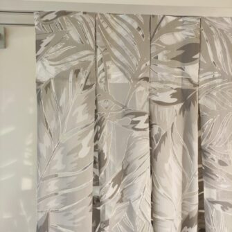 Tenda devorè grigio elegante