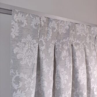 tenda damasco grigio jacquard