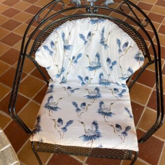 Cuscini su Misura per Poltroncina in Ferro