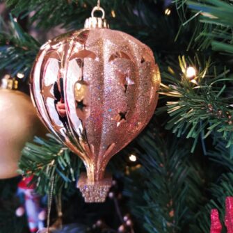 Decorazione Mongolfiera Oro