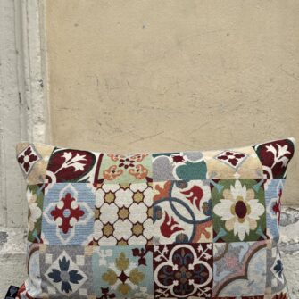 Federa Copricuscino Maioliche