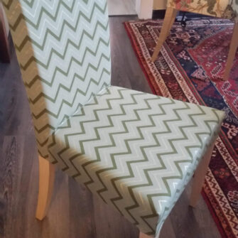 Fodera su misura per sedia imbottita