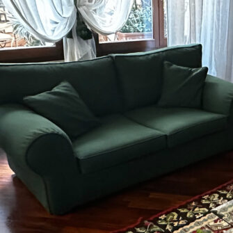 divano sfoderabile verde inglese