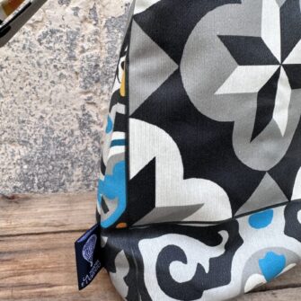 Beauty case Maioliche Cementine coordinabile con borsa e pochette