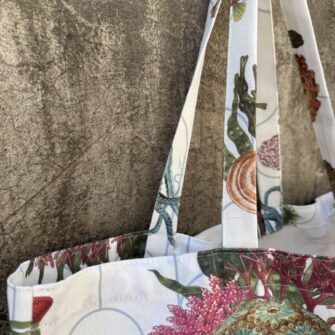 Tote Bag Mare Nautilus coordinabile con pochette e beauty case