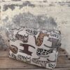 Trousse Gatti Tigrati in tessuto di cotone stampato