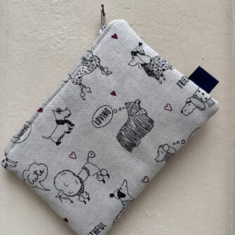 Set coordinato Pochette, Tote Bag e Beauty Case Cani Love