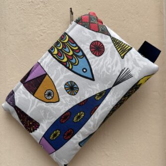 pochette pesci colorati impermeabile