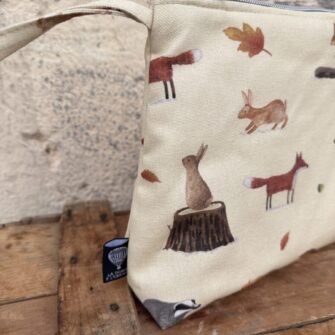 Beauty case Bosco Vaniglia coordinabile con tote bag e pochette