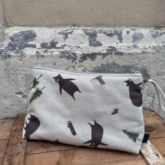 Beauty case Orsi coordinabile con tote bag e pochette