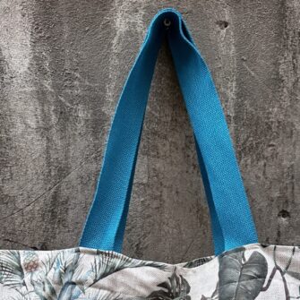 Borsa Elefanti Sarabi made in Italy con manici colorati