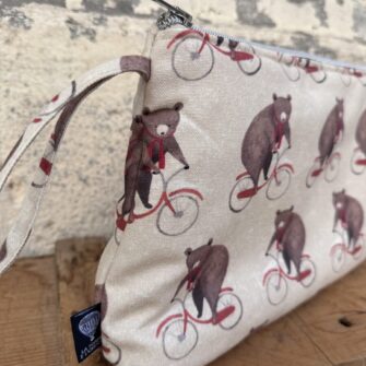 Beauty case Orsi in Bici coordinabile con tote bag e pochette