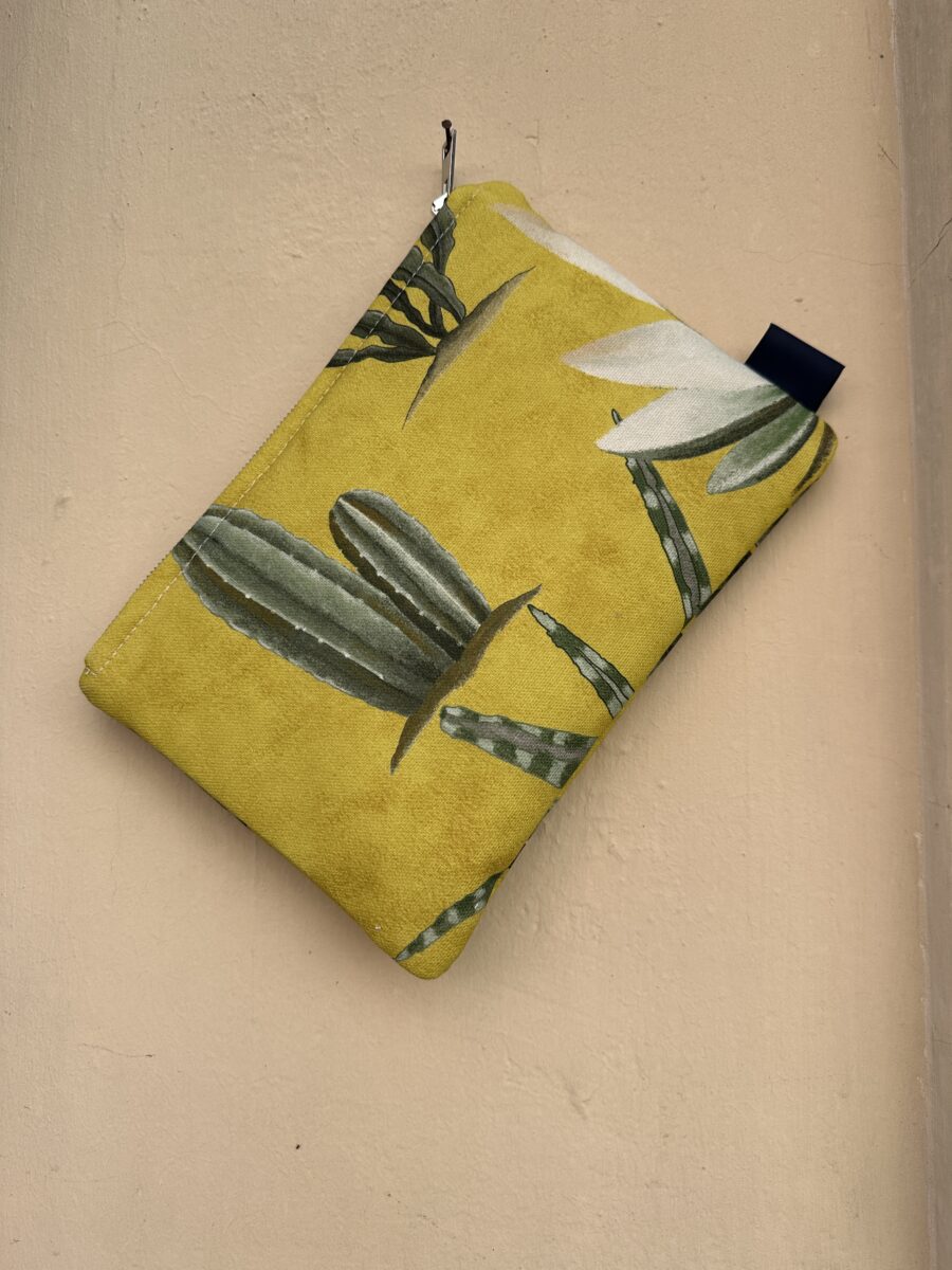pochette cactus mexico (2) Accessorio coordinato collezione Cactus Mexico Trama e Ordito Tessuti